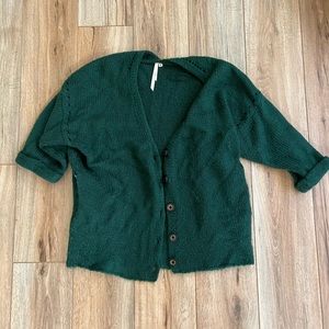 Urban outfitters oversized green cardigan